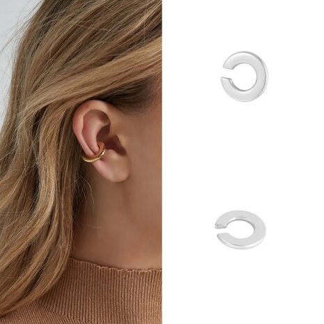 Ear cuff simplicity soul - zilver