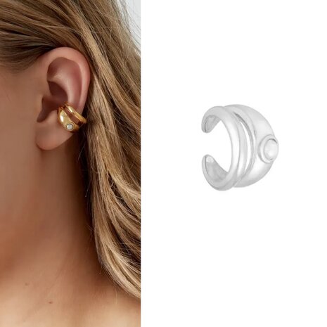 Ear cuff strong start - zilver