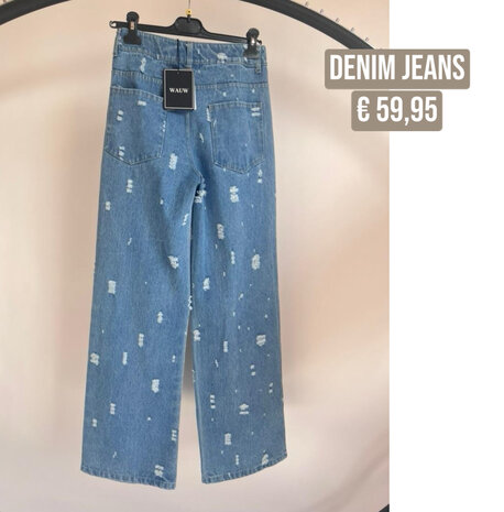 DENIM WIDE LEG  JEANS SARA