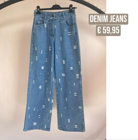 DENIM WIDE LEG  JEANS SARA