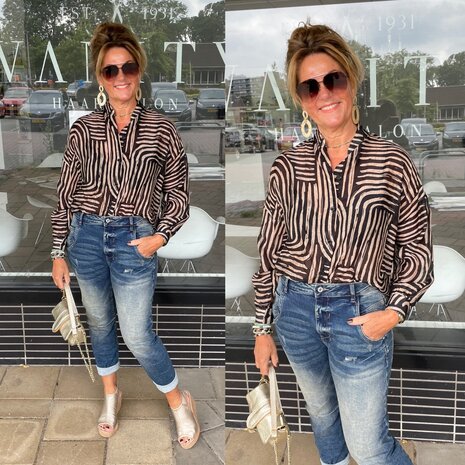 Luxe Lianne blouse zwart