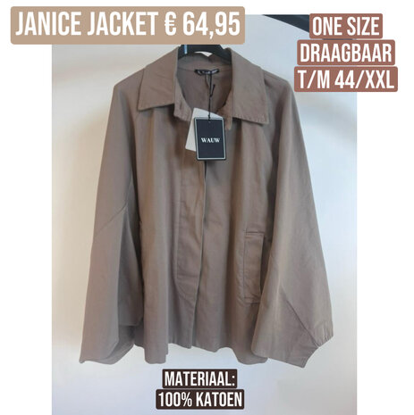 Janice jacket - taupe