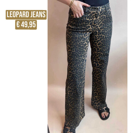 STRETCH LEOPARD jeans