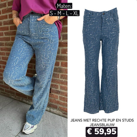 Azzurro jeans strass