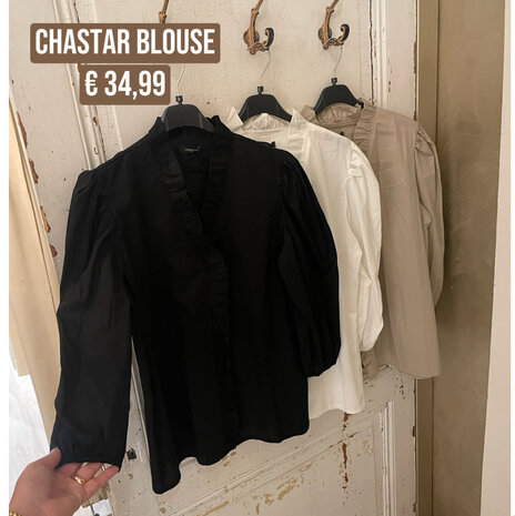 Chastar Glam blouse zwart