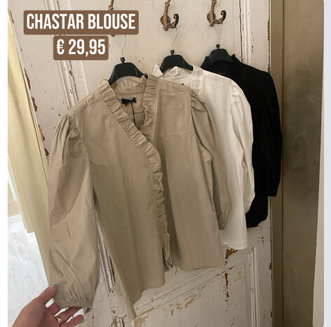 Chastar Glam blouse beige