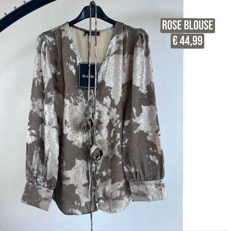 Rose blouse - bronze