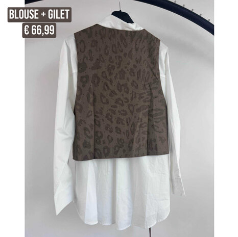 Patricia blouse + gilet 