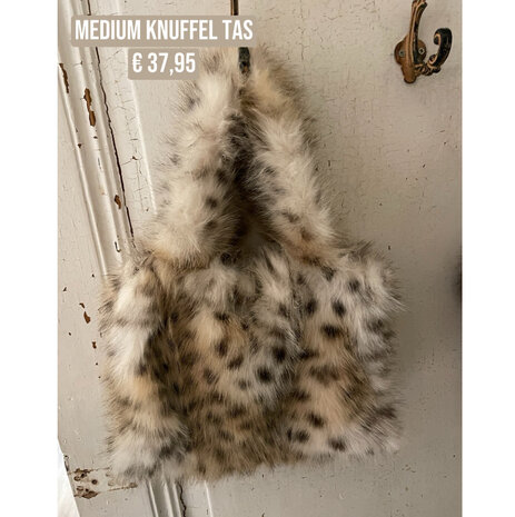 MEDIUM KNUFFEL Bag - 0.1 leopard