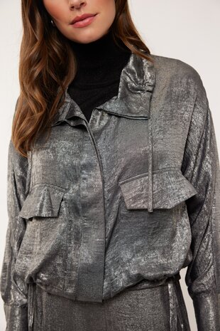 G Maxx Elodi blouse gray melange