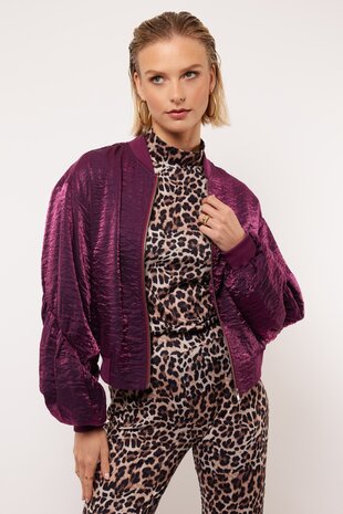 Fluresk Fallon jacket grape purple