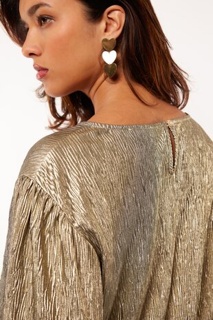 Fluresk Sloan top gold