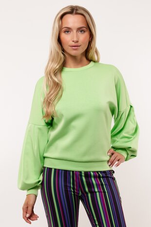 Fluresk Dee sweater fresh lime