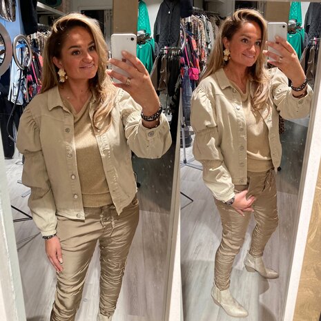 G Maxx Annemarie jacket sand