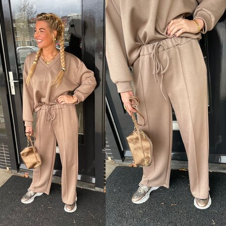 Ayse comfy set taupe