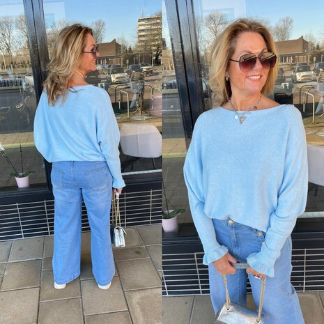 Sweetie sweater baby blauw