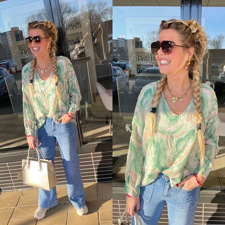 Bianca blouse - mint