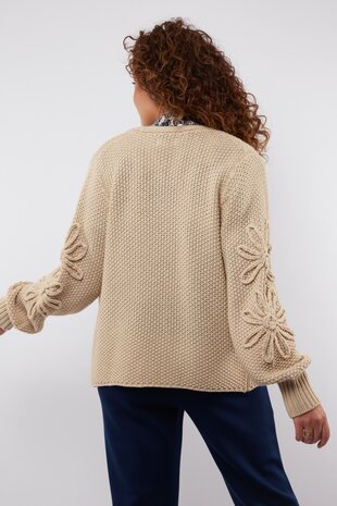 C&S Acy cardigan sand