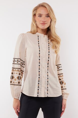 C&S Cascade blouse sand