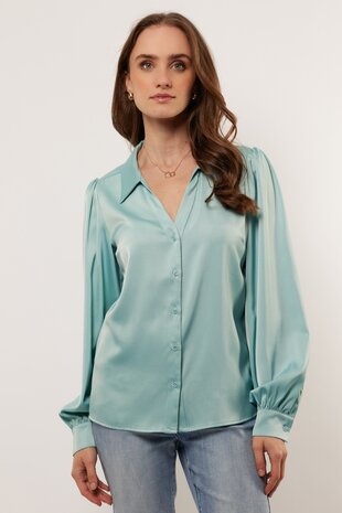 G Maxx Layne blouse green mint