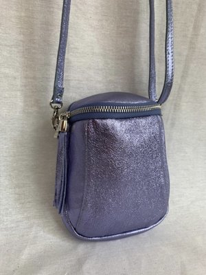 River Mobile Bag - metallic lila