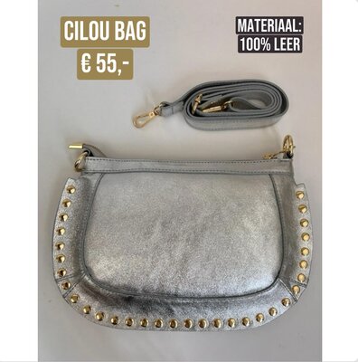 CILOU BAG - zilver