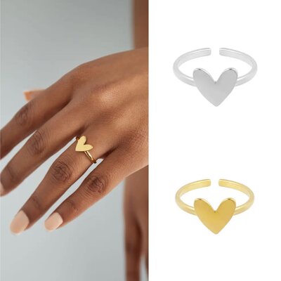 Klassieke liefdes ring - goud