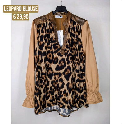 CHICA leopard blouse