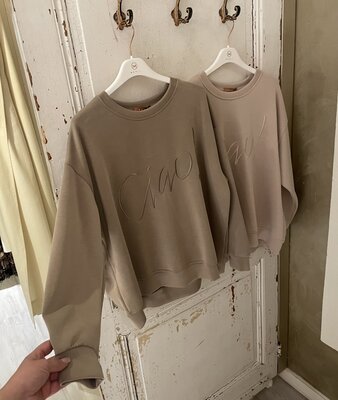 CIAO sweater taupe