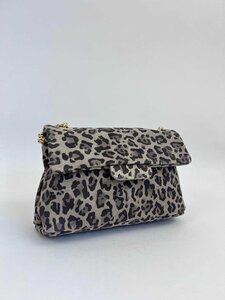 Lisette Leopard bag beige