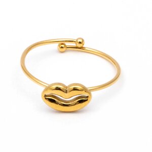 Lip ring - goud