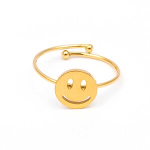 Smile ring - goud